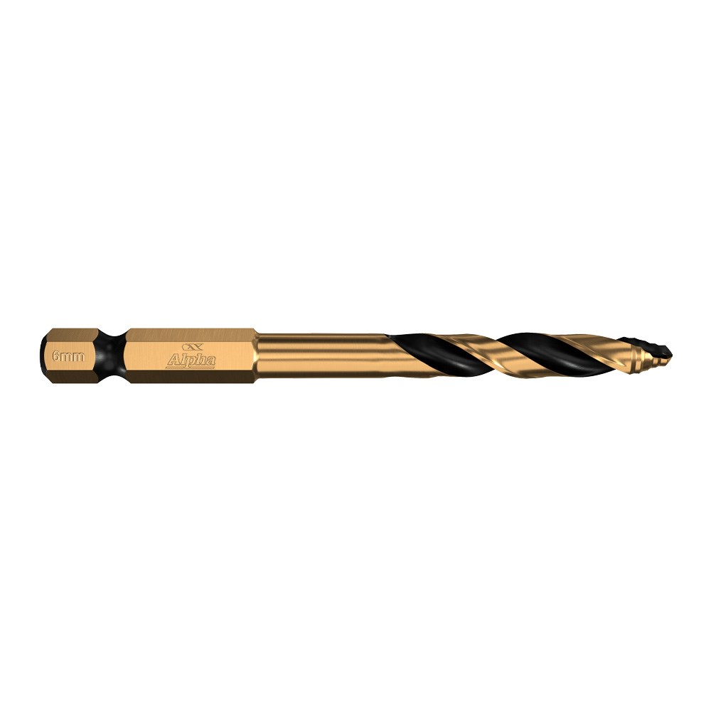 ALPHA ONSITE PLUS IMPACT STEP TIP DRILL BIT - 6.0MM